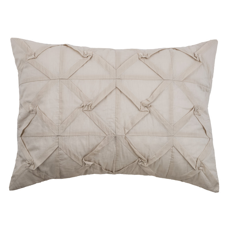 Carrington Cotton Sham Set, Stone, Standard