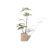 Artificial Jacaranda Marble Flower Pot