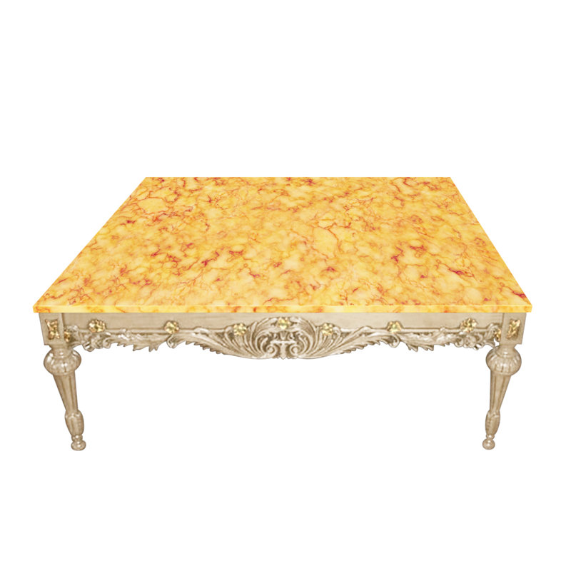 Coffee Table, Crema Valencia, Burl 03