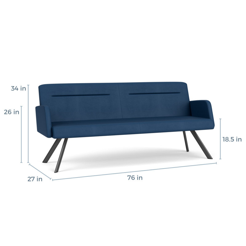 Pieds de canapé Willow, Yes, Gris anthracite, Patriot Plus Blue Ridge - vinyle