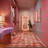 Preppyt Aesthetic Heart & Plaid  Machine Washable Red Indoor Area Rug with Non-Slip Backing-168112091
