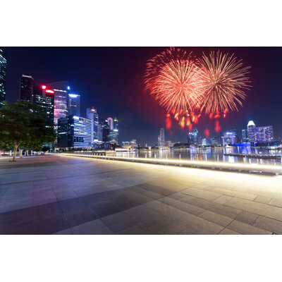 Cerqueira Firework - Wrapped Canvas Print