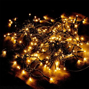 Verlieben zum Lichterketten (Schwarzes Kabel) Weihnachtsbaum