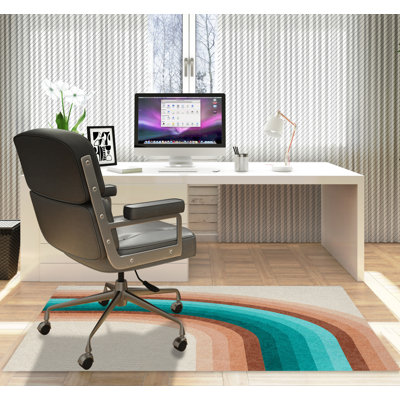 Tapis de chaise rectangulaire Serrai