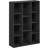 11-Cube Reversible Open Shelf Bookcase,