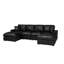 Sofa de coin Mountster avec deux poufs-991983601