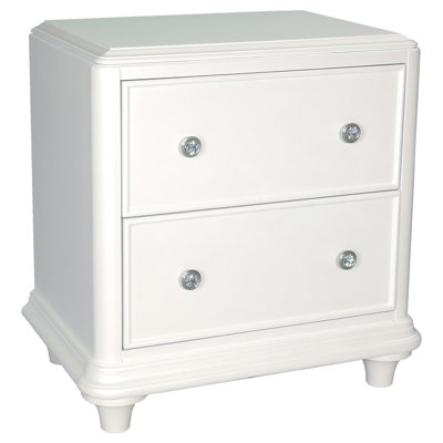 Bruns 2 Drawer Nightstand