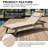 Products Chaise Lounge Cushion Outdoor Set of 2