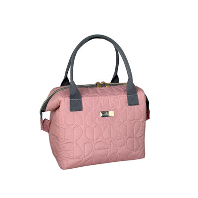 Oxford Quilted Convertible Lunch Bag Mallow