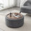 Bryonie Round Cocktail Ottoman with Storage
