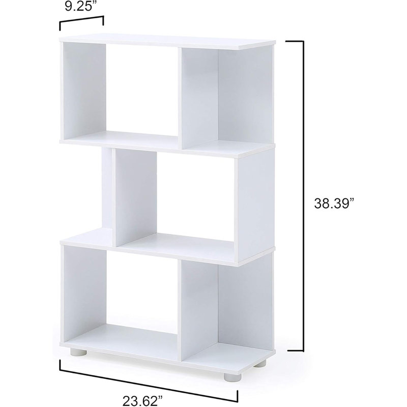 Bibliothèque moderne à 3 tablettes