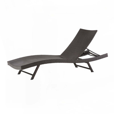 Double chaise longue de patio