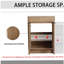 Armoire de meuble-lavabo sur pied 36 po avec lavabo en céramique et armoire de rangement avec portes à fermeture en douceur 36 po