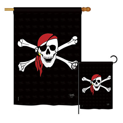 Drapeau de maison / jardin Bandana Pirate