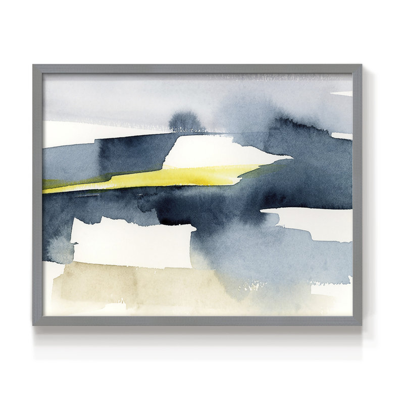 «Peeking Sunshine I», reproduction encadrée, Gris, H 11 po x l 14 po