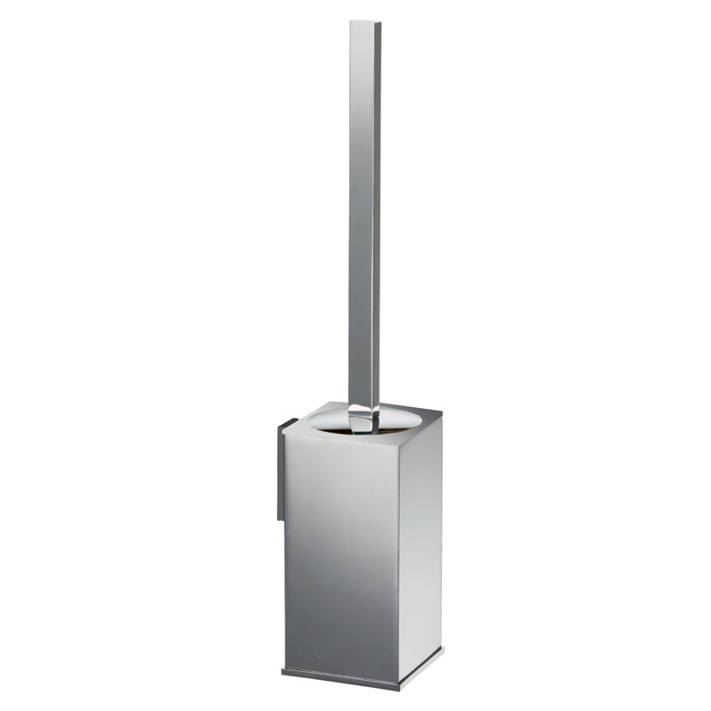 Porte-brosse mural 15,74 po, Chrome