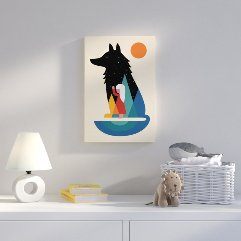 " Best Friend ", 60" H x 40" W x 1.5" D, No Mat, Wrapped Canvas