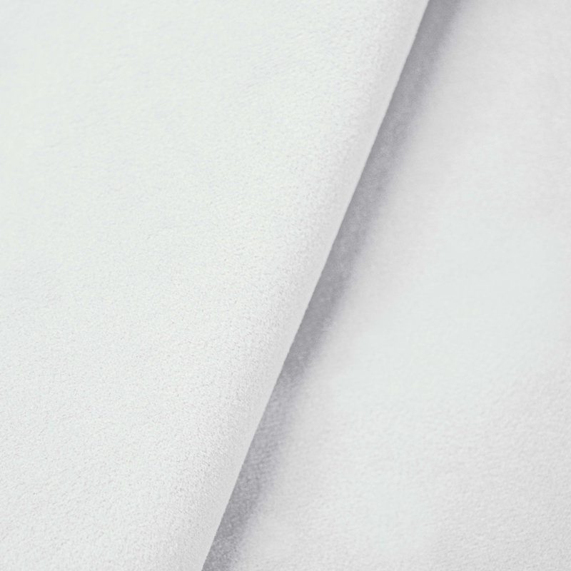 Lit plateforme Olivet, Double, Classic White Velvet