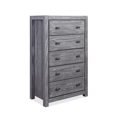 Montauk Solid Wood 32.5' W 5-Drawer Chest