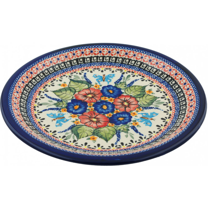 Spring Splendor Polish Pottery 9" Plate