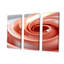 Abstrait tourbillon apaisant orange - art mural géométrique-1308729518-1308729512