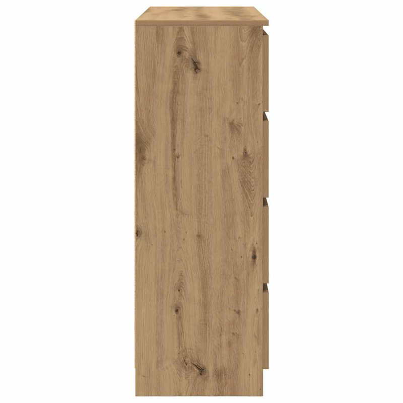 Sideboard 100X35x99 Cm Engineered Wood, Artisan Oak