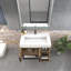 Finition du meuble-lavabo sur pied simple 36 po Jessica / Base: Chêne blanc-72495627