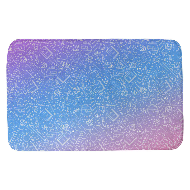 Tapis de bain katelyn elizabeth dégradé Avicia, l 17 po x L 24 po, Coton
