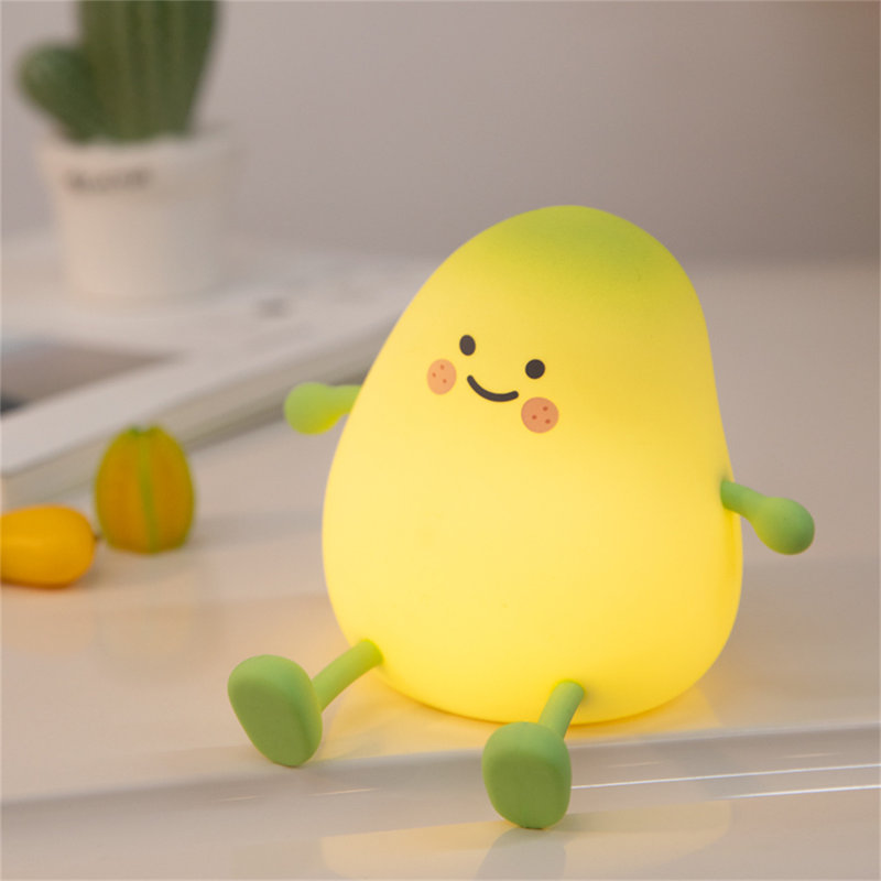Mango Silicone Night Light With Dimmable Brightness