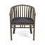 Chaise de patio en acacia avec coussin-1594772694