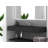 Pyramid 48'' Solid Surface Rectangular Vessel Bathroom Sink-568410764