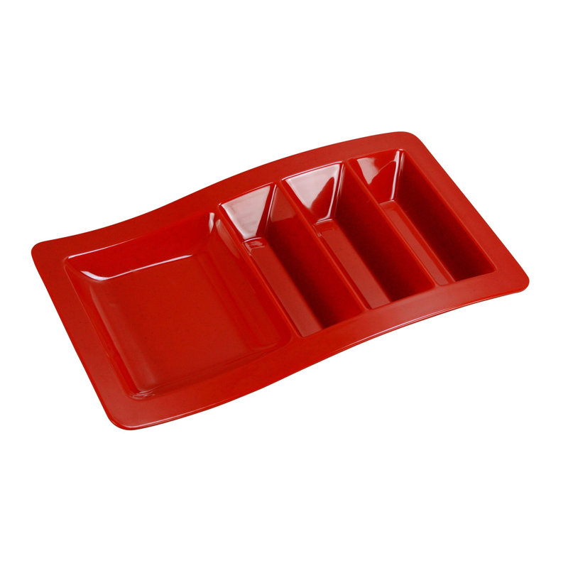 Yanco Mexico Melamine  Stackable Taco Plate