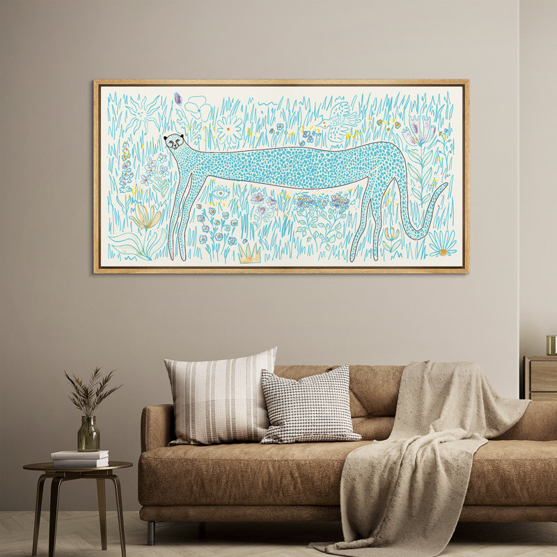 Reproduction sur toile encadrée d'enfant, H 30 po x l 60 po, Naturel