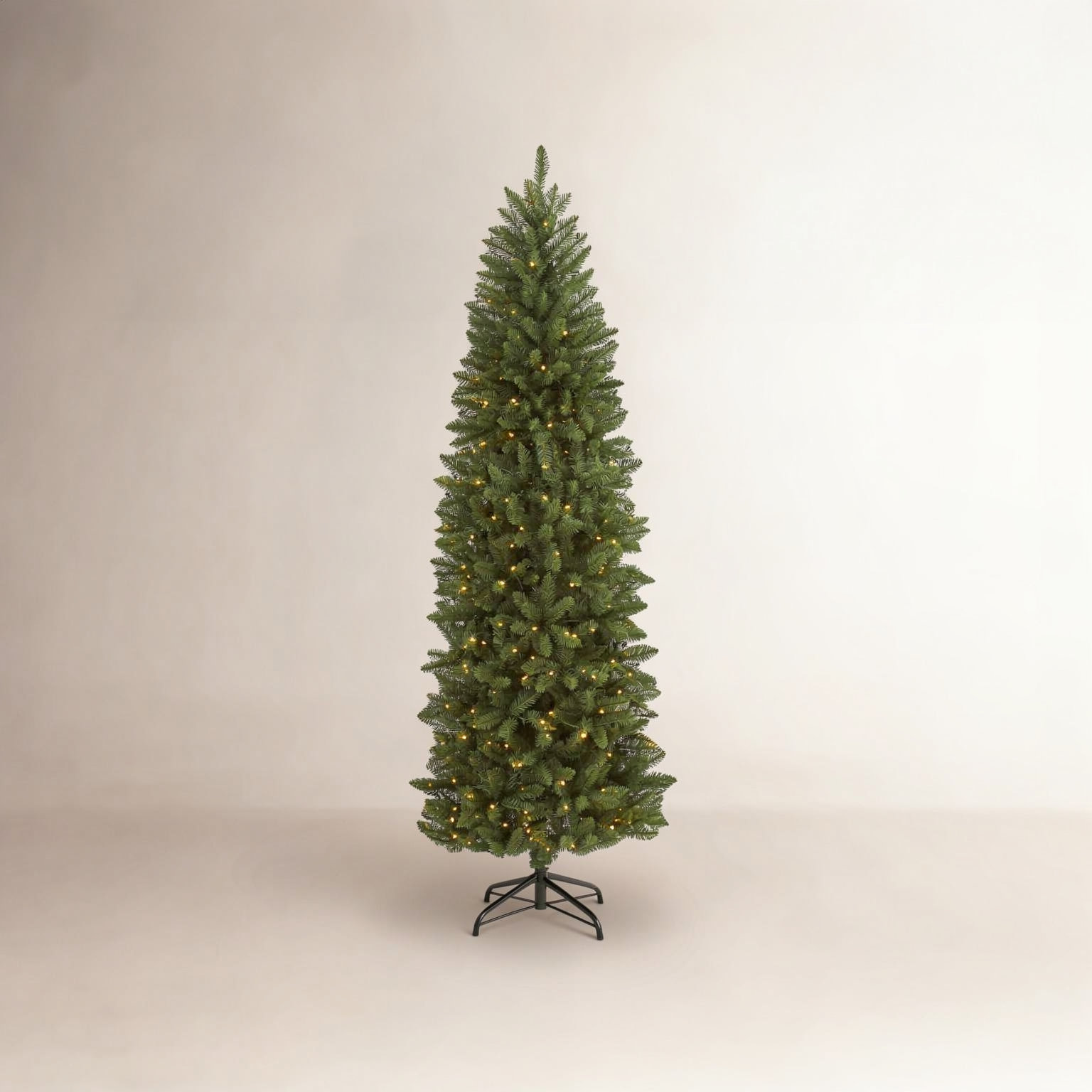 Lighted Artificial Christmas Tree, 7' H