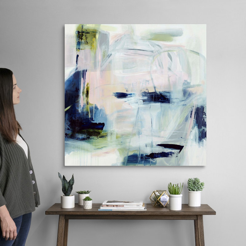 «Over Over by the Moon» par Jodi Maas - reproduction d'art sur toile, Toile tendue, H 36 po x l 36 po x P 1,25 po