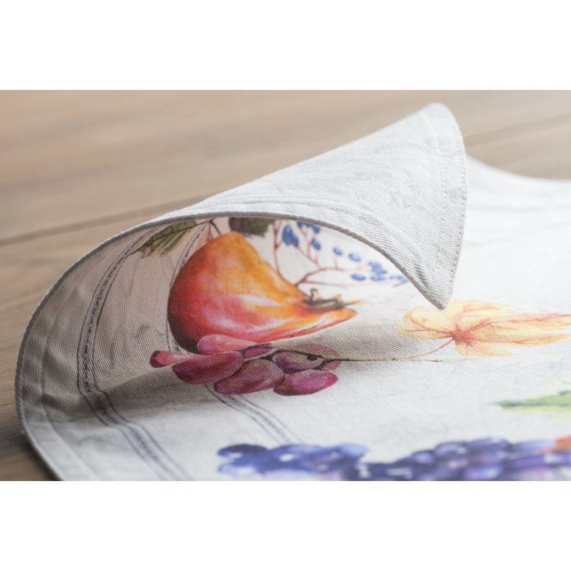 Napperon en coton 13 po fruit d’hiver