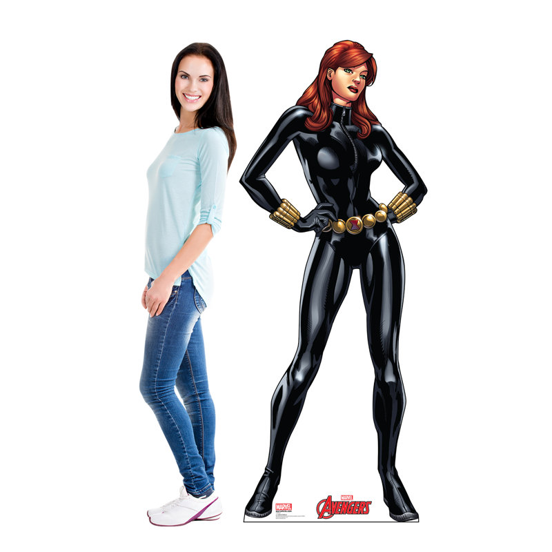 68'' Black Widow Avengers Life-Size Cardboard Standup