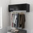 vidaXL Wardrobe Storage Cabinet Clothes Organizer Shelf Hanger Engineered Wood-631435702-631435701