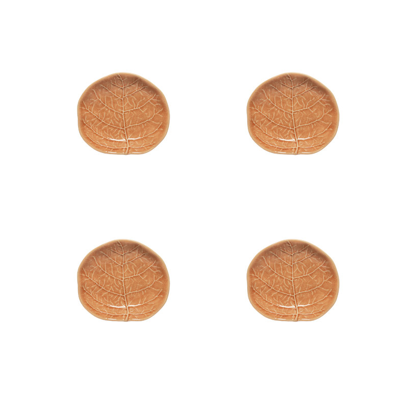 Silvina Handmade Stoneware Appetizer Plate, Terracotta