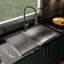 Karran Fusion Top Mount 33-in x 22-in Stainless Steel Single Bowl Kitchen Sink
