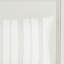 Ensemble de 6 décorations de chambre en coton pour très grand lit - blanc / gris, style chalet 100% style simple
