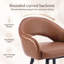 360°Swivel Upholstered Bar Stools with Iron Frame-1771031317