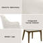 Ensemble de 2 chaises d'appoint Kasha Chenille