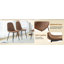 4 chaises de salle à manger de style médiéval moderne