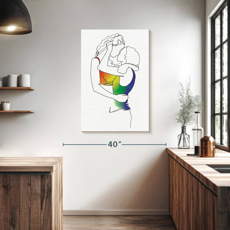 Lesbians In Love, 39" H x 26" W