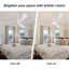 52-inch 3 Abs Blades Indoor Ceiling Fan With Led Light Belt And Remote-198419988