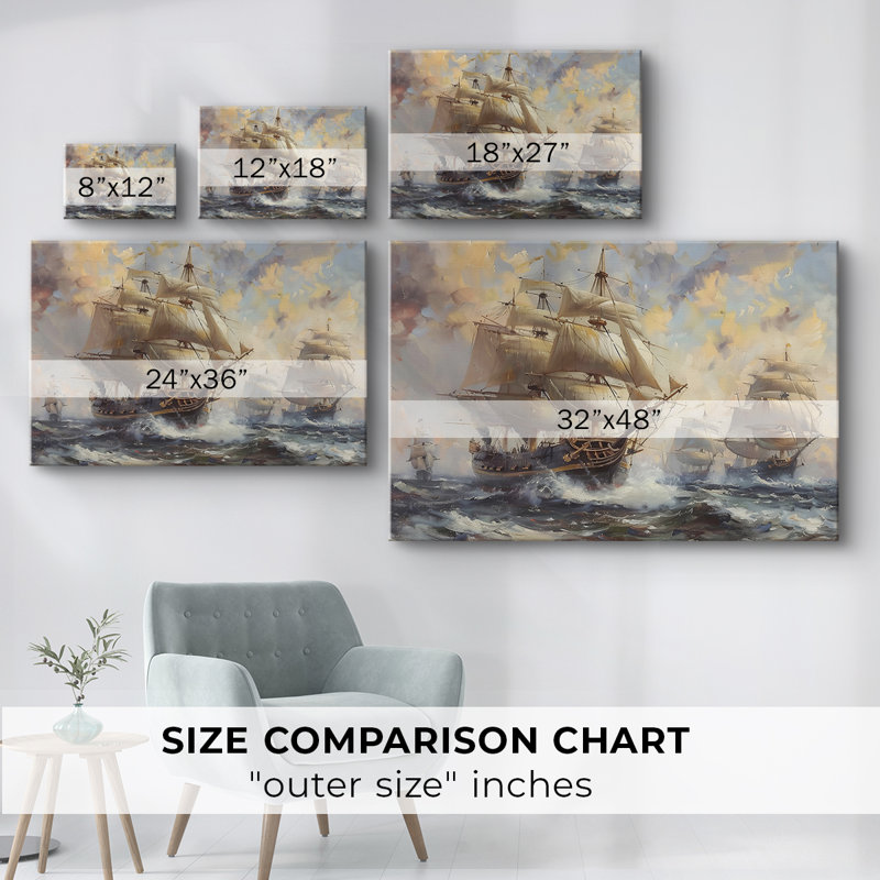 Série Nautical-CXC -Galerie enveloppée Cavas, 24 x 36