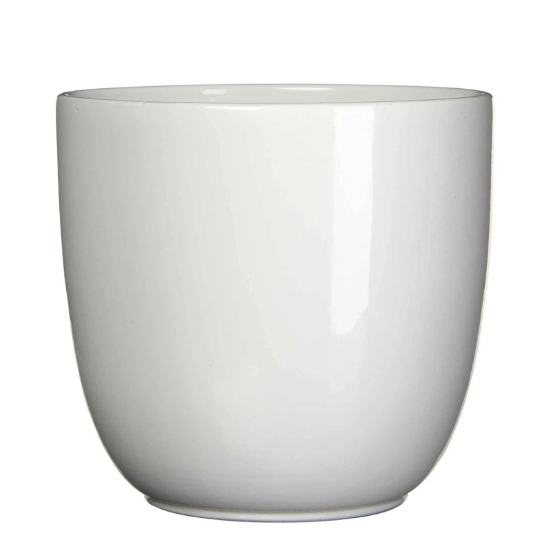 Moorcroft Ceramic Pot Planter, White, 31.5cm H x 34cm W x 34cm D