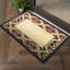 Tapis 7 pi 10 po X 3 po, crème, polypropylène, tapis à teinture crème, surface