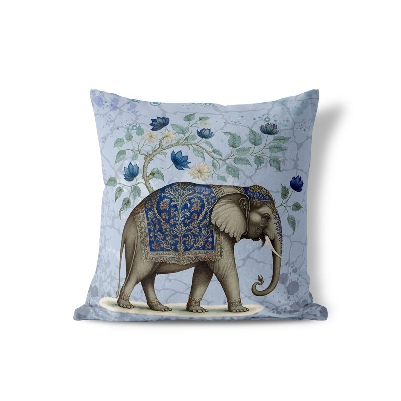 Housse et insert de coussin intérieur / extérieur en polyester The Gray Guardian, 16 po x 16 po